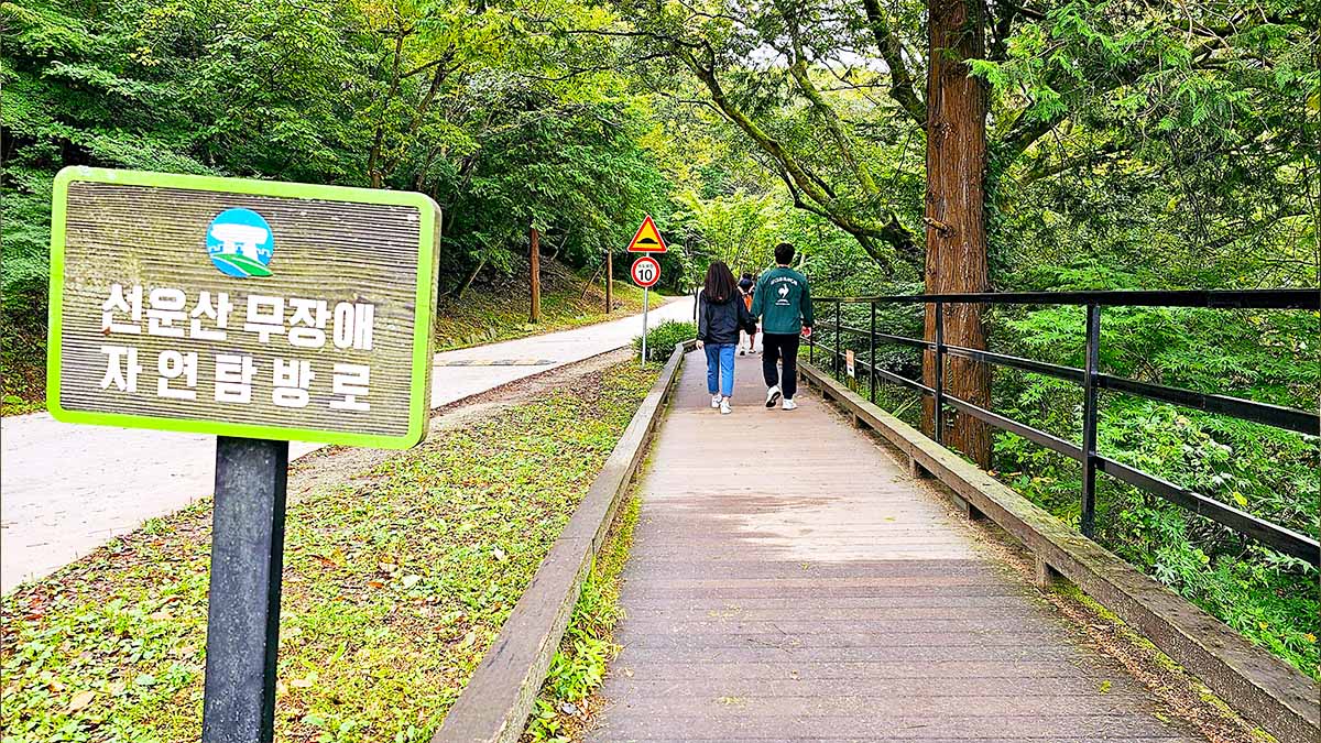 선운산 무장애 산책로
