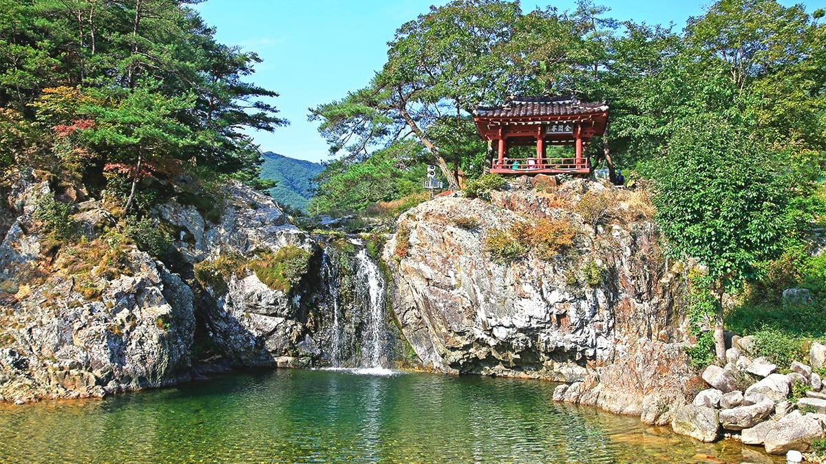 속리산 장각폭포 속리산 장각폭포