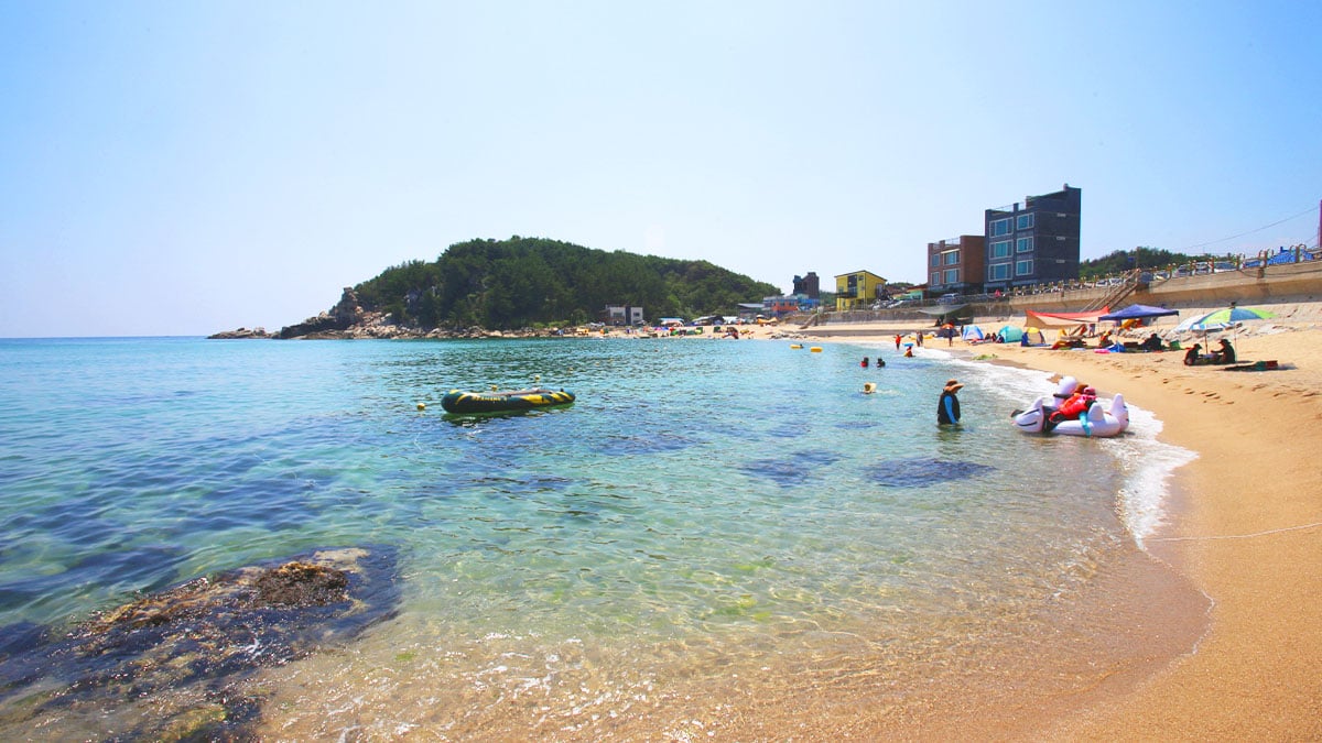 고성 가진해변