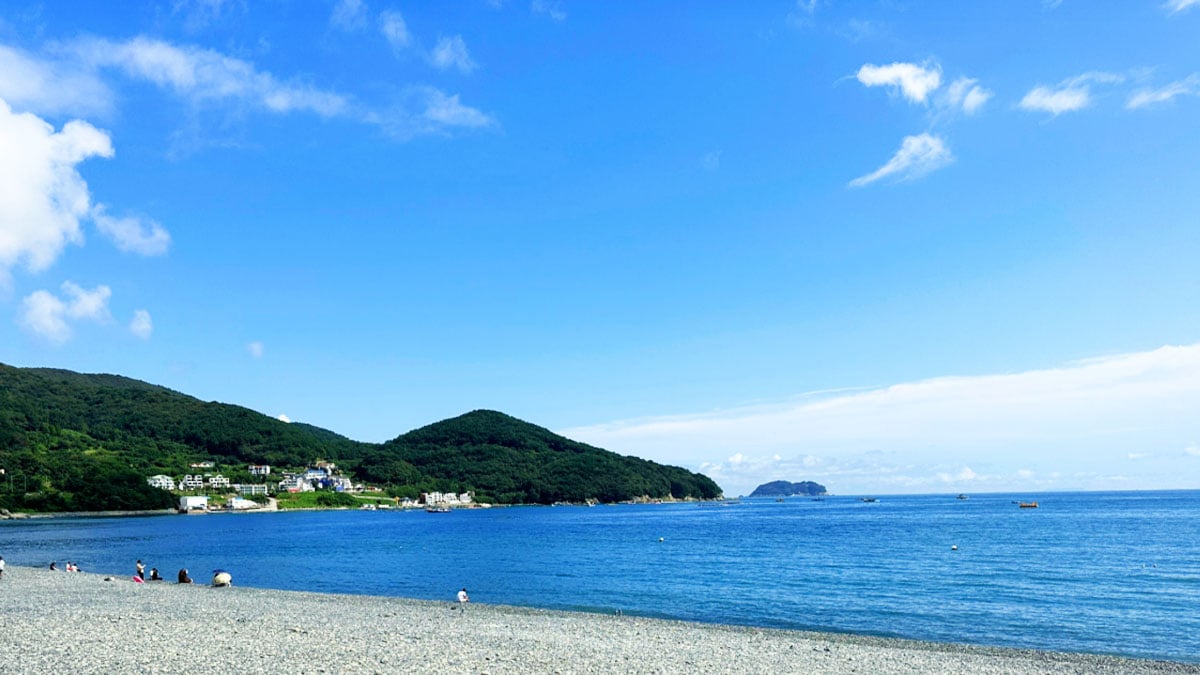 거제 학동 흑진주 몽돌해변 거제 학동 흑진주 몽돌해변