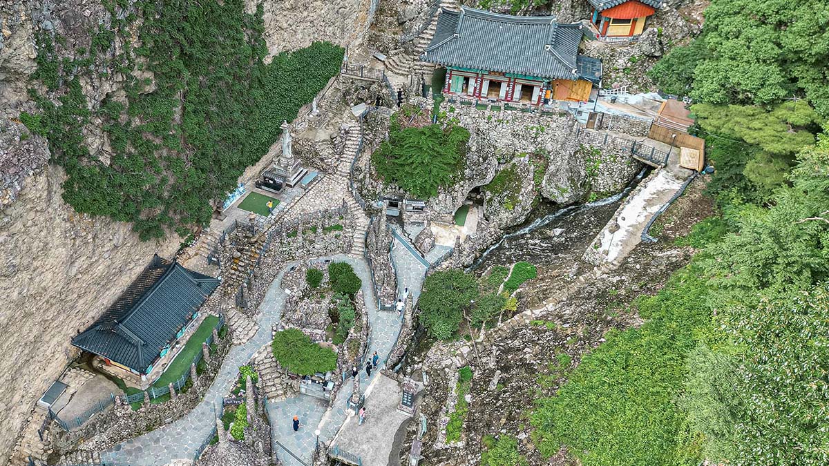 마이산 탑사 전경