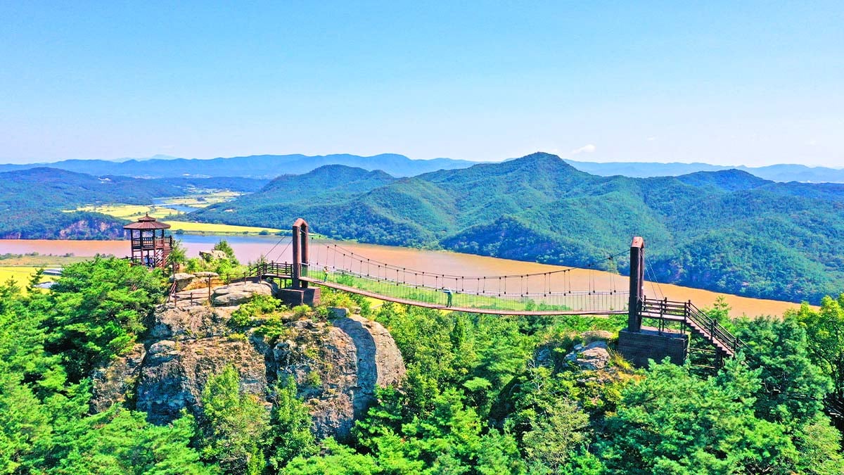 상주 나각산 출렁다리 상주 나각산 출렁다리