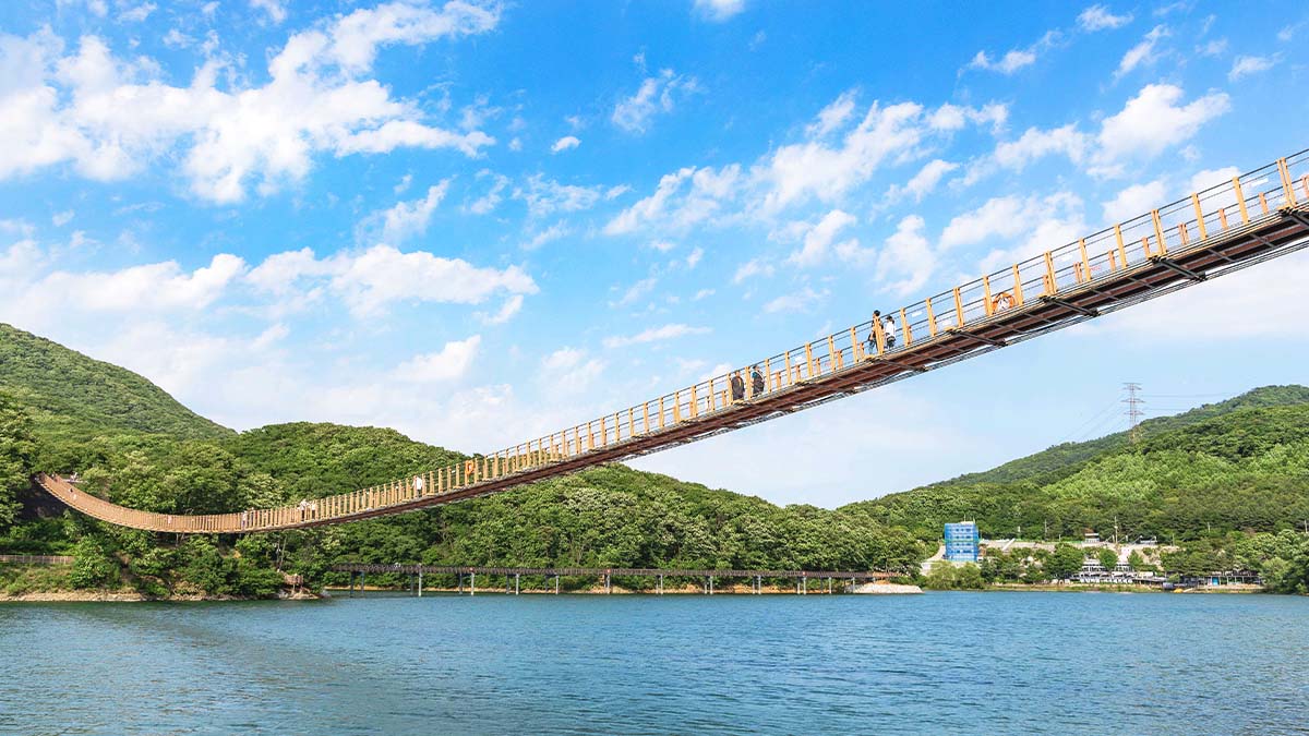 마장호수 출렁다리 마장호수 출렁다리