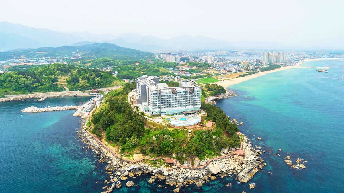 외옹치 바다향기로 전경