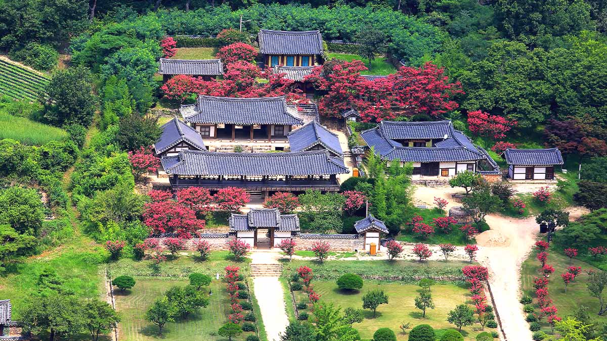 안동 병산서원 전경 안동 병산서원 전경