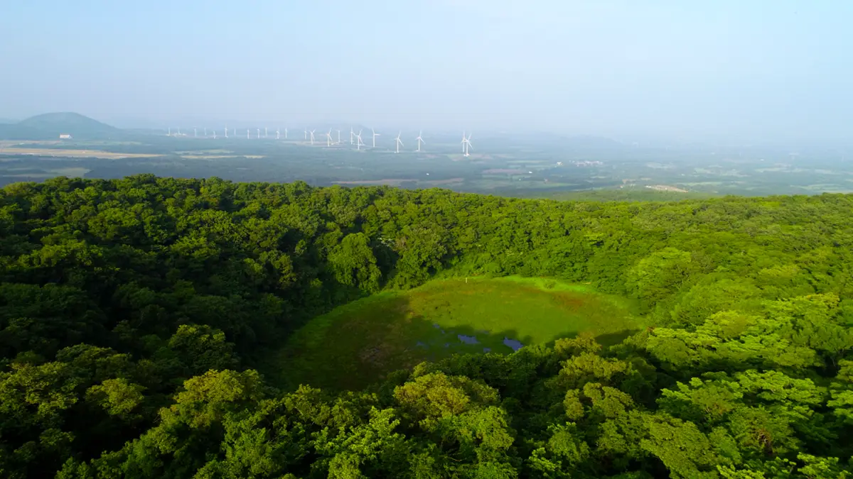 물영아리오름 정상