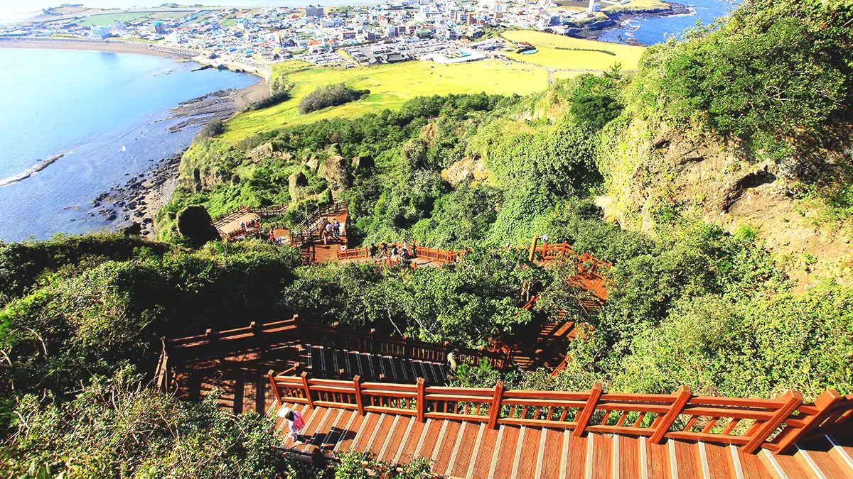 성산일출봉 등산길 성산일출봉 등산길