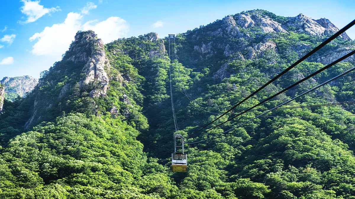 설악 케이블카 풍경