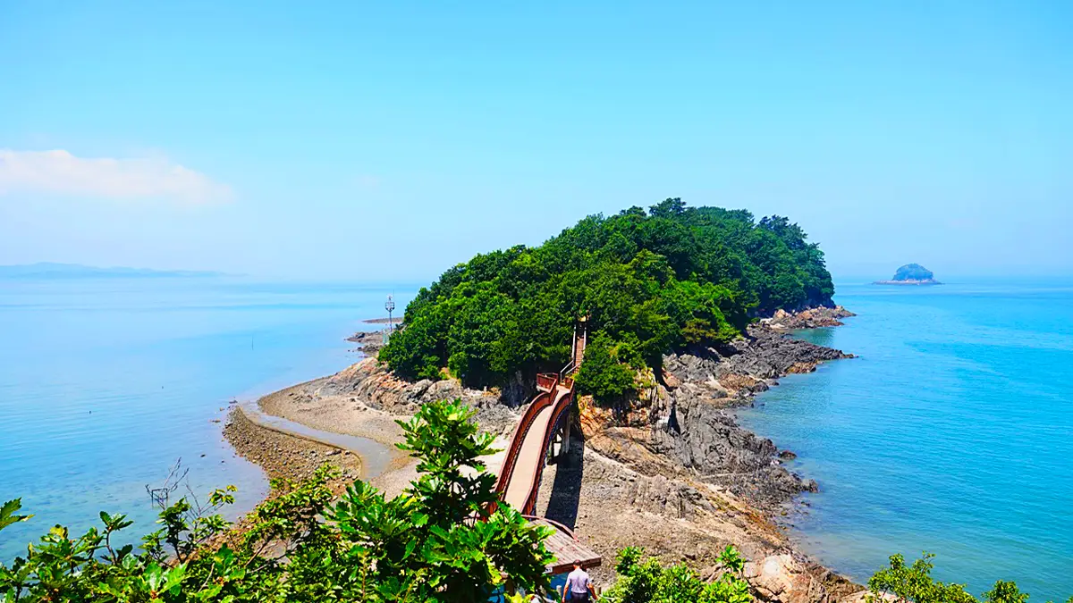 개미허리아치교 전경
