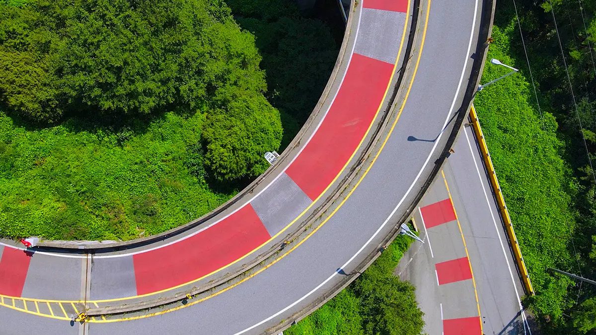 청양 나선형도로 청양 나선형도로