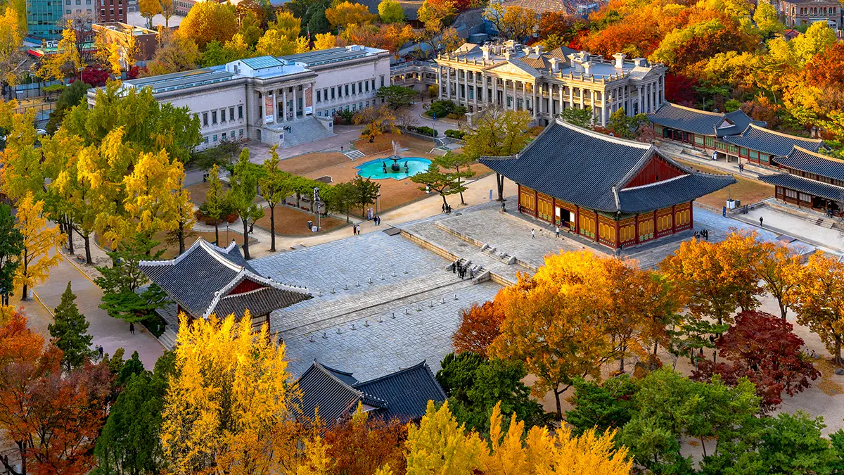 덕수궁 가을 전경 덕수궁 가을 전경