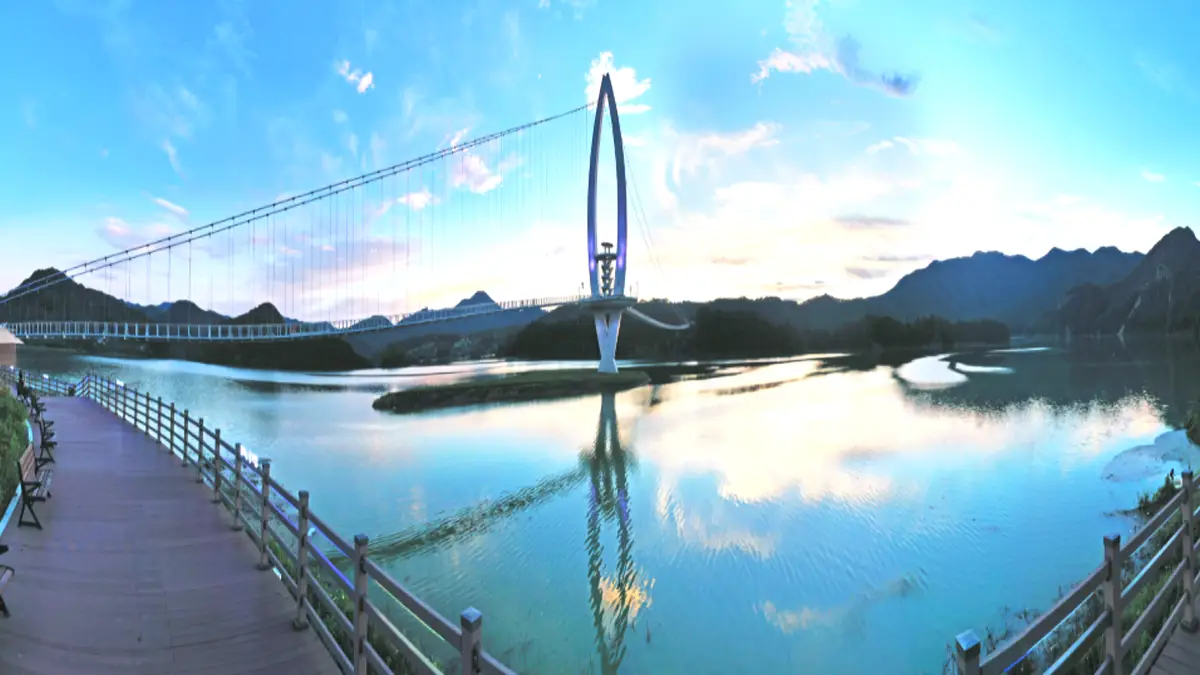 옥정호 출렁다리 옥정호 출렁다리