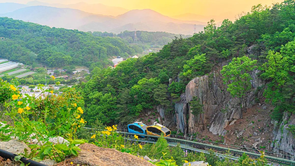 포천아트밸리 모노레일 포천아트밸리 모노레일