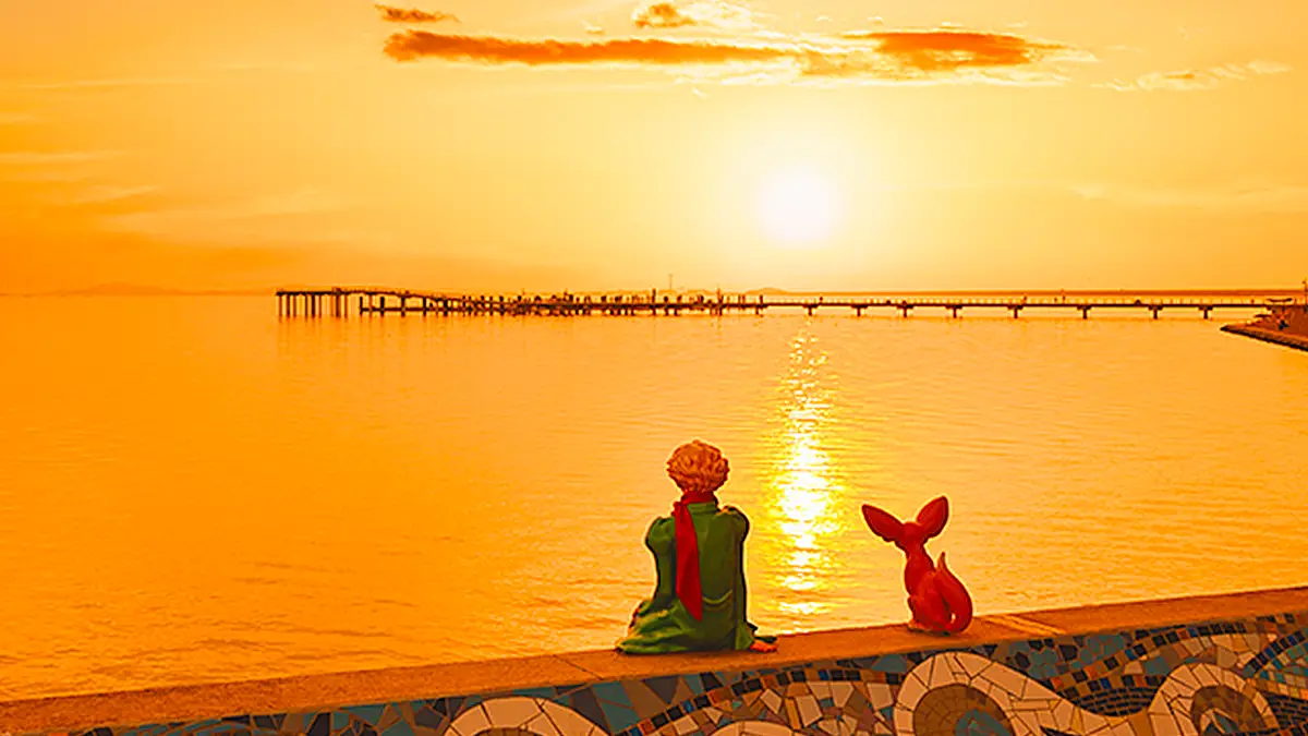 거북섬마리나 경관브릿지 노을