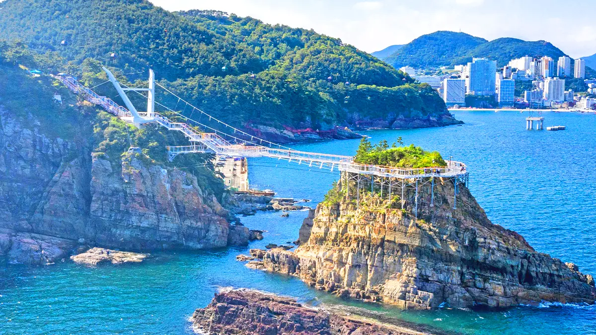 부산 송도용궁구름다리 풍경 부산 송도용궁구름다리 풍경