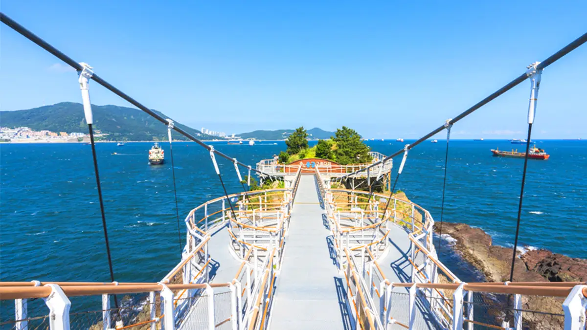 송도용궁구름다리 모습 송도용궁구름다리 모습