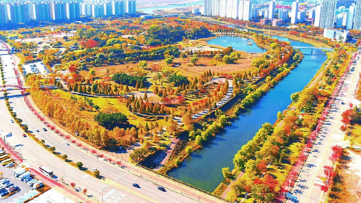 안산 화랑유원지 전경 안산 화랑유원지 전경