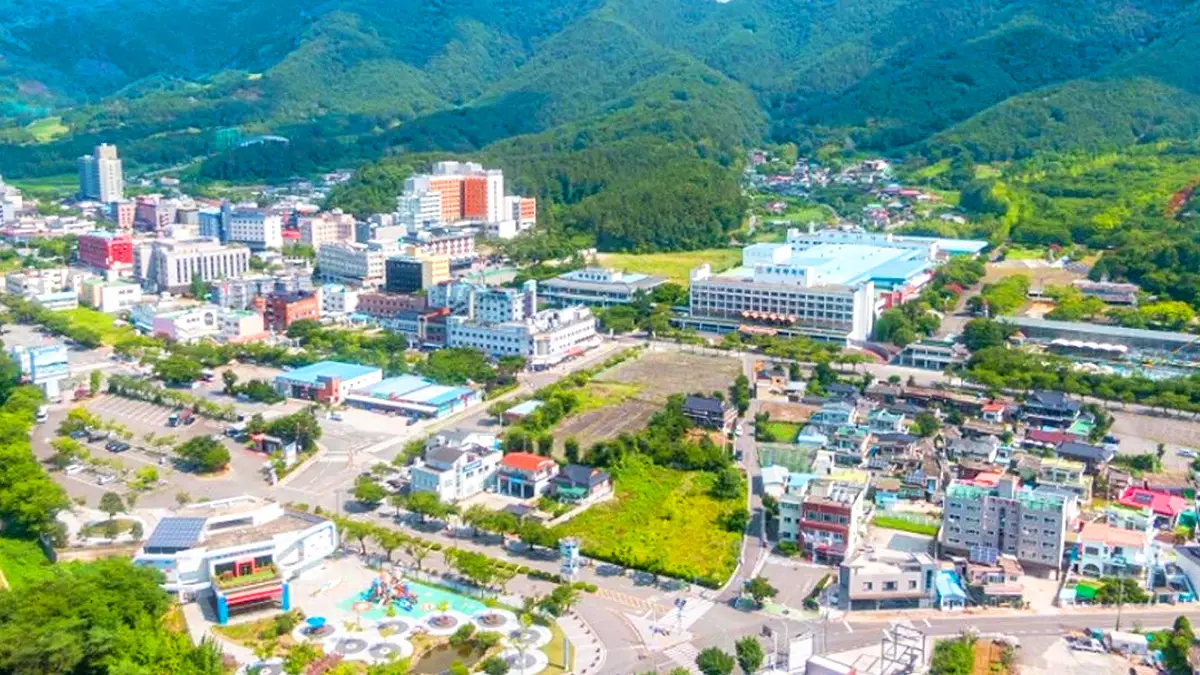 부곡온천 관광단지 전경