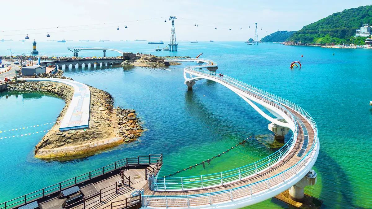 송도 구름산책로 풍경