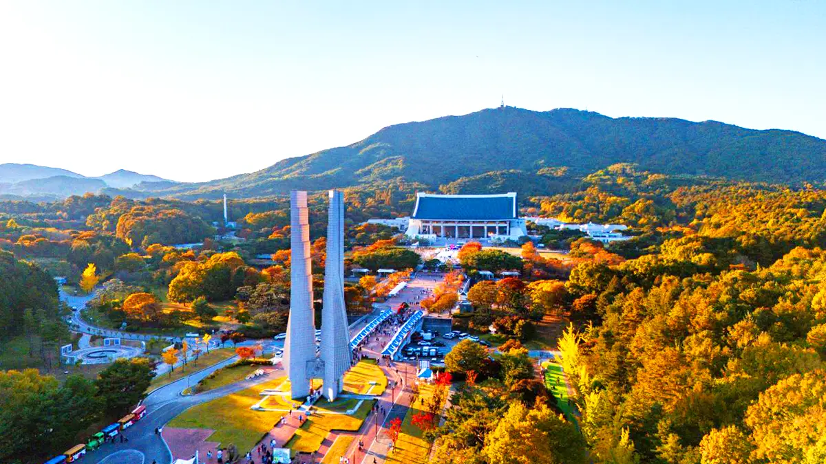 독립기념관 단풍나무숲길