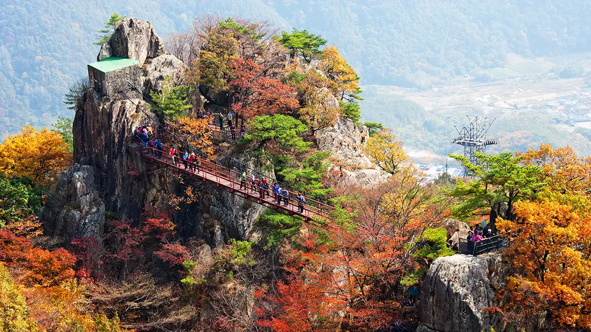 대둔산 정상 풍경