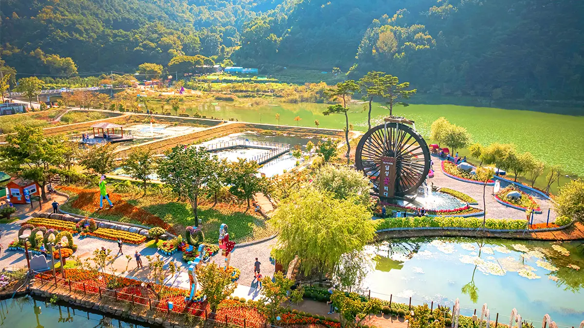 옥연지 송해공원 모습