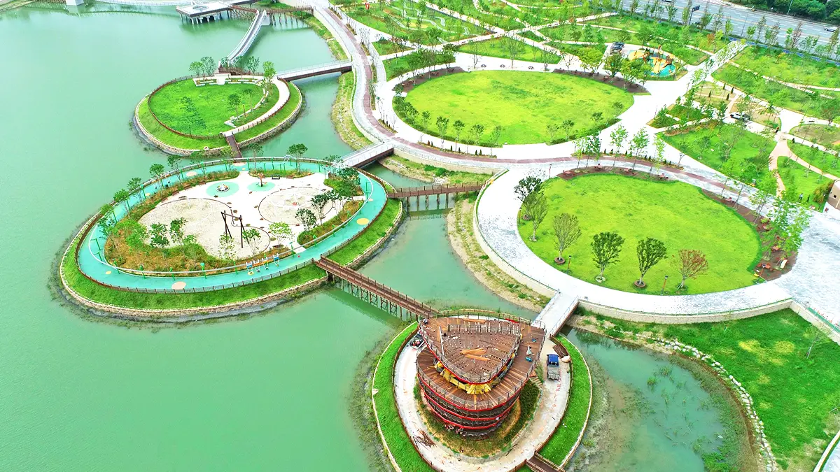 갑천생태호수공원 전경