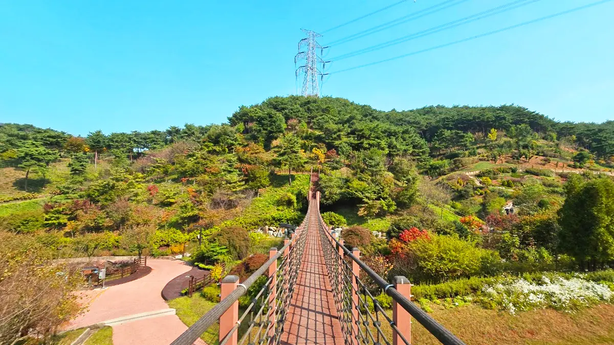 삼선산수목원 출렁다리 삼선산수목원 출렁다리