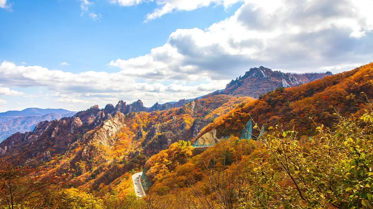 한계령 가을 전경 한계령 가을 전경