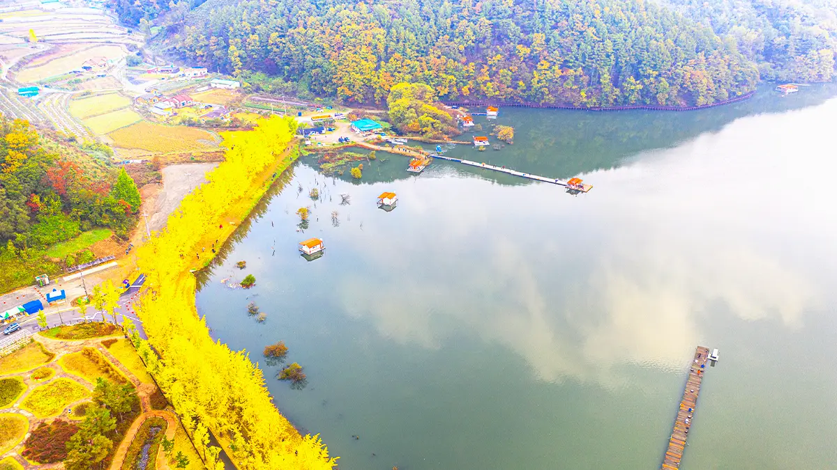 문광저수지 전경 문광저수지 전경