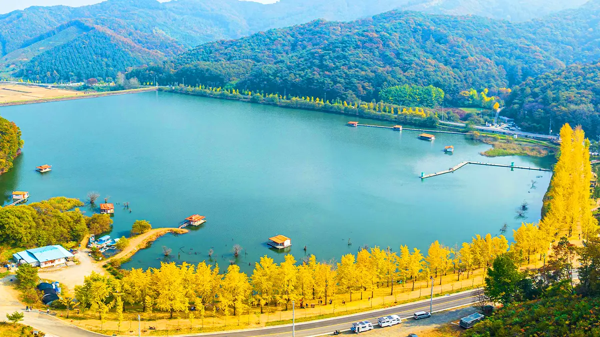 문광저수지 전경