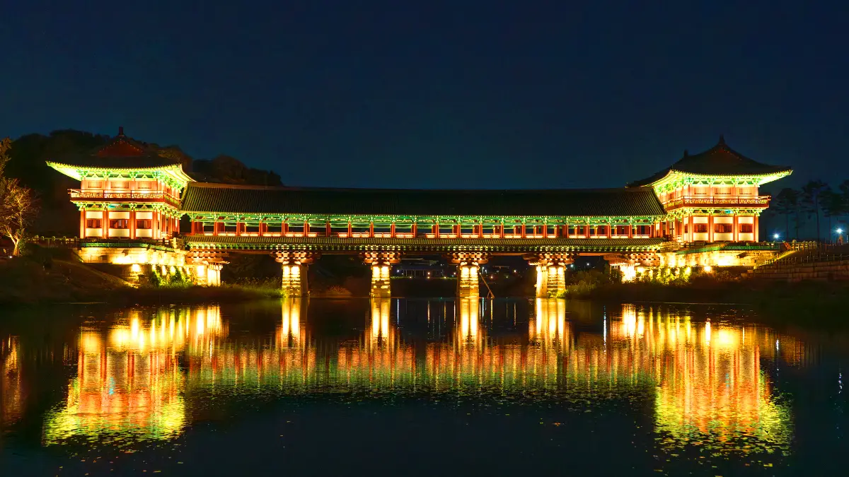 경주 월정교 야경