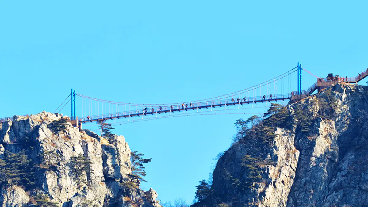 백아산 하늘다리 백아산 하늘다리