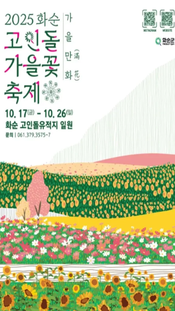 화순 고인돌 가을꽃 축제 / 사진=화순군 화순 고인돌 가을꽃 축제 / 사진=화순군