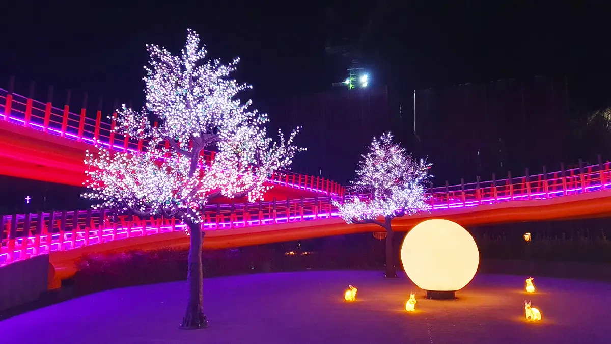 황룡강 생태공원 야경