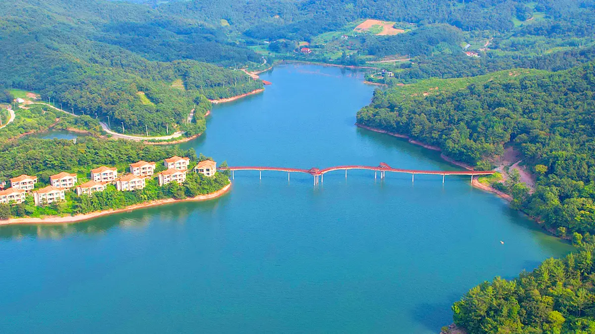 나주호 둘레길 항공사진 나주호 둘레길 항공사진