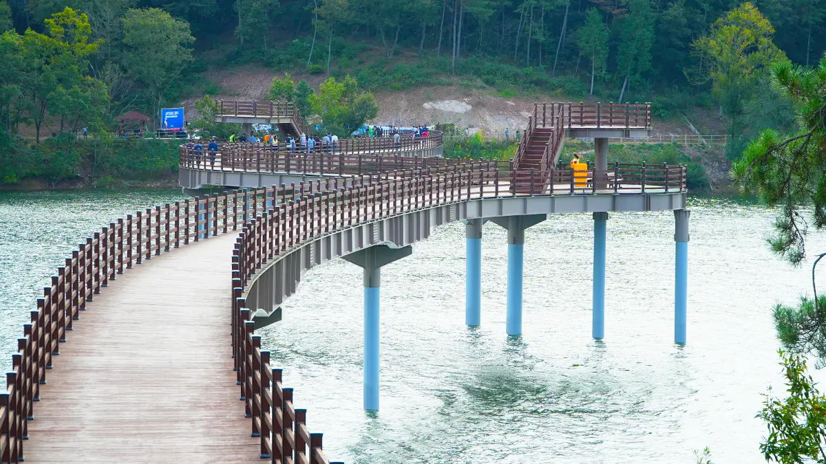 나주호 둘레길 모습