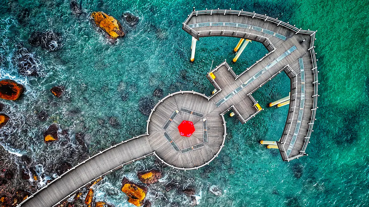 이가리 닻 전망대 전경