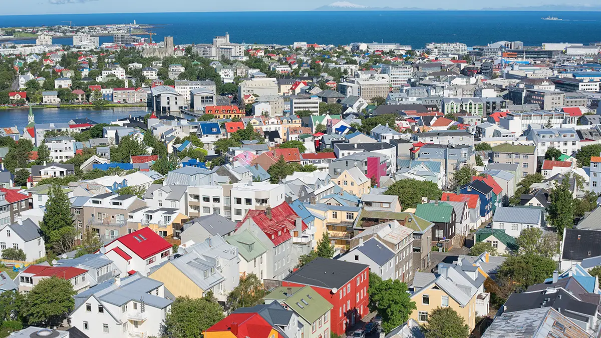 레이캬비크 도시 모습