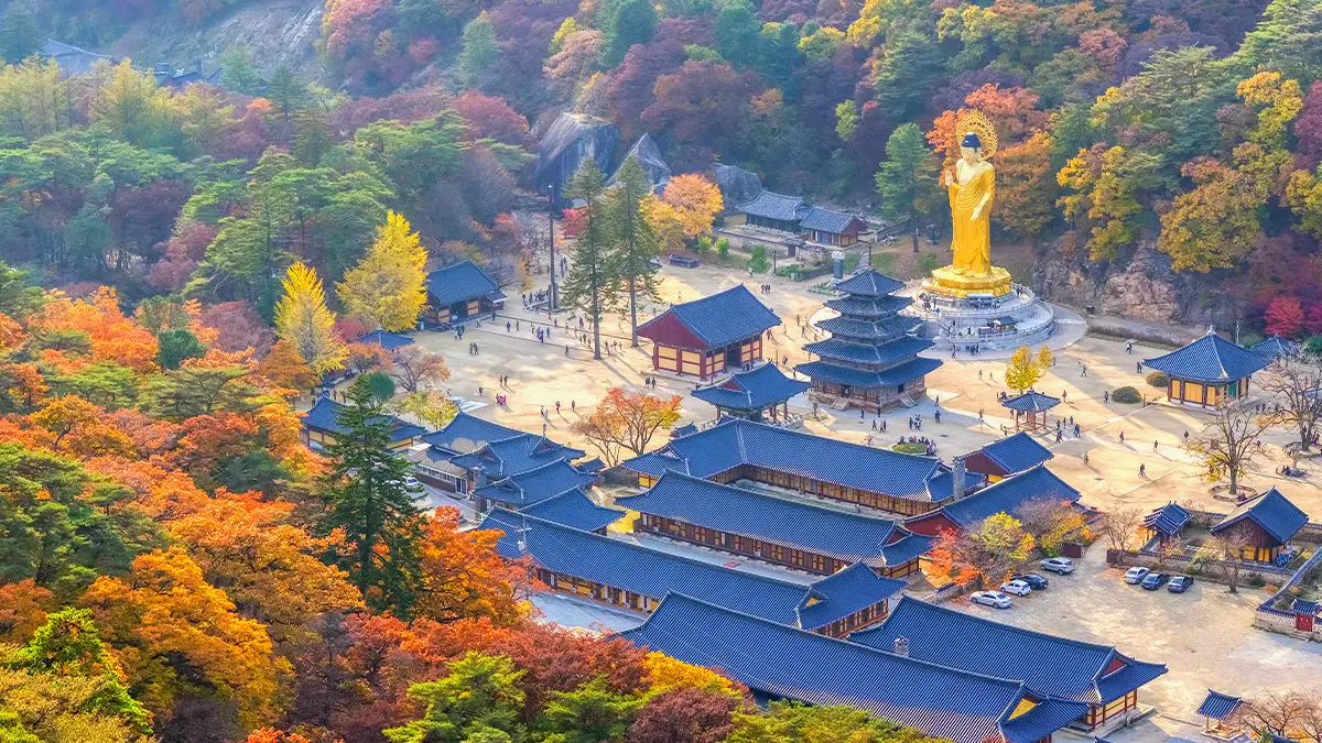 속리산 법주사 전경 속리산 법주사 전경