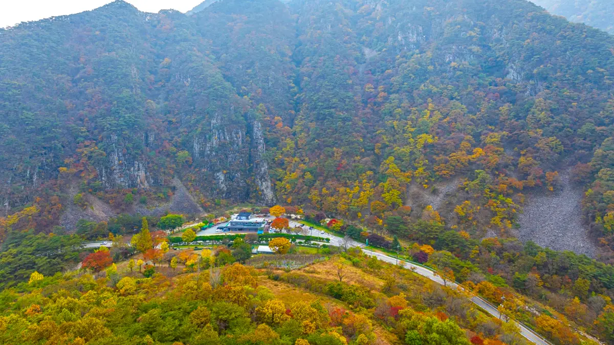 쌍곡구곡 가을 풍경