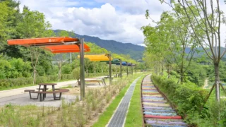 치악산 바람길숲 무지개 철길