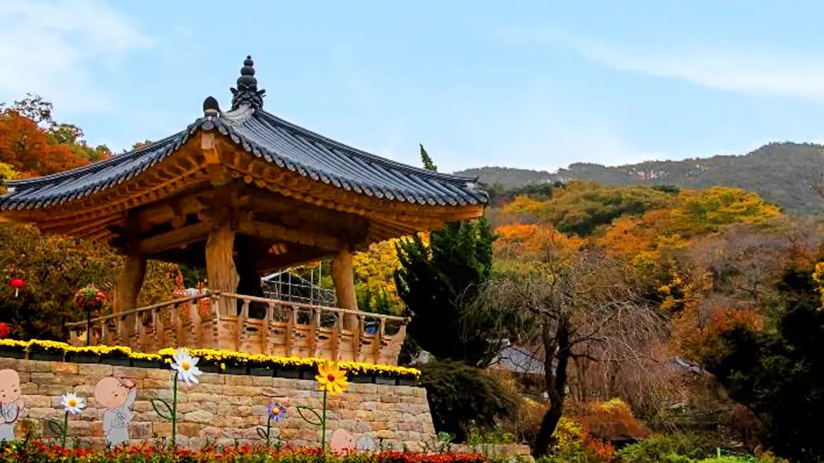 개심사 범종각 개심사 범종각