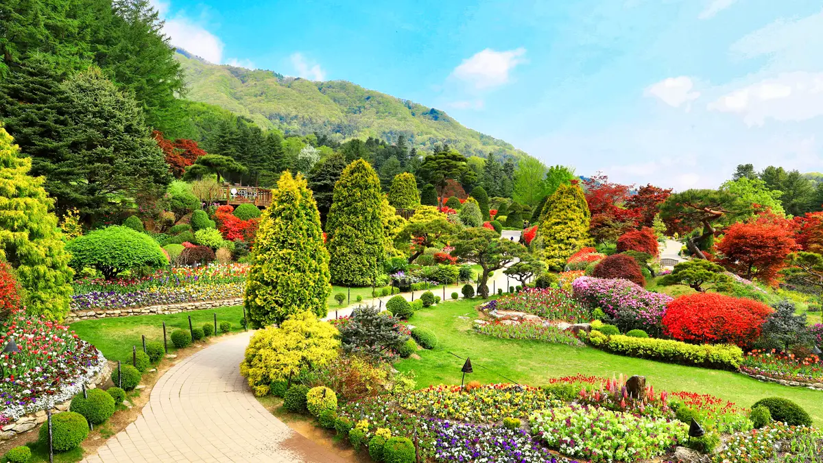 아침고요수목원 하경정원