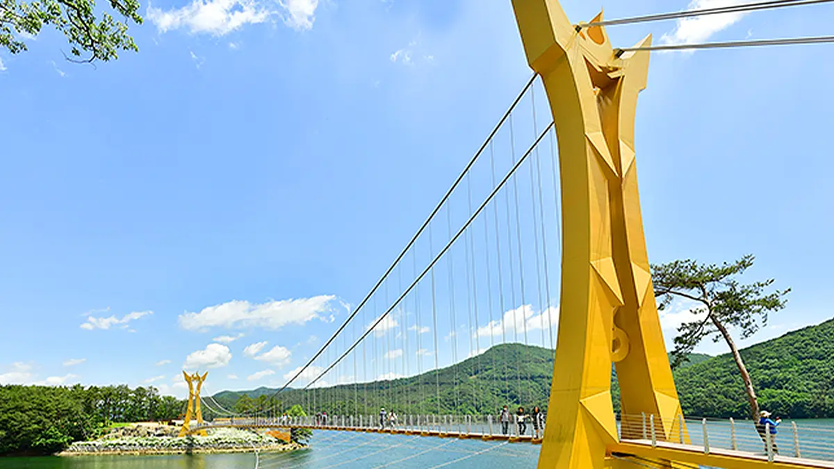 장성호 출렁다리 장성호 출렁다리