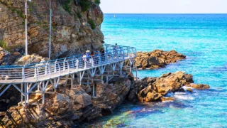 정동심곡 바다부채길 풍경