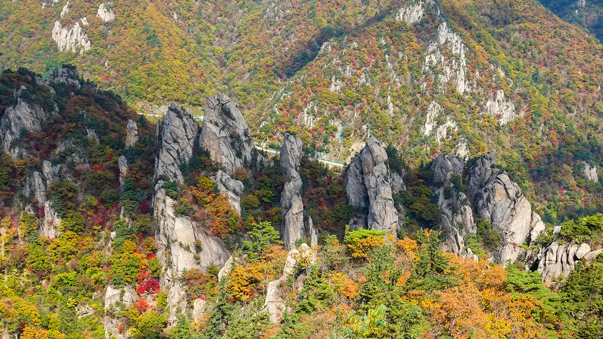 설악산 칠형제봉 설악산 칠형제봉