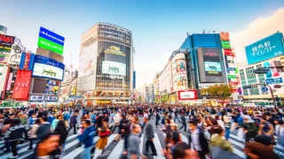 일본 도쿄 시부야거리