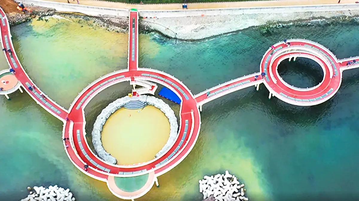 pohang seaside skywalk winter walk1