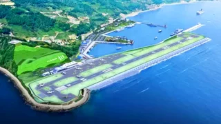 울릉공항 조감도